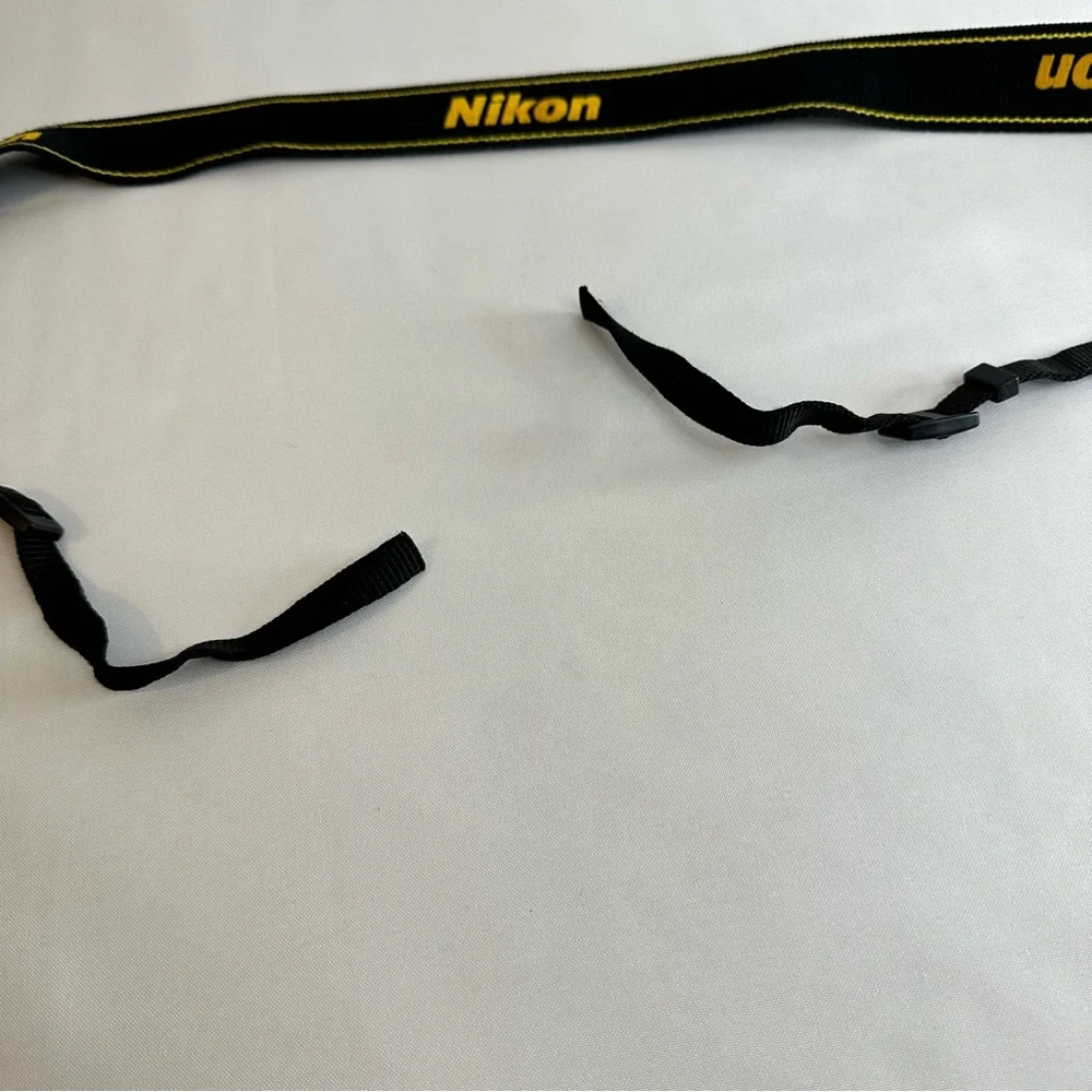 NIKON DSLR CAMERA BLACK Yellow NECK SHOULDER Photography Strap